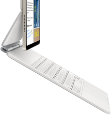 iPad Air attached to Magic Keyboard