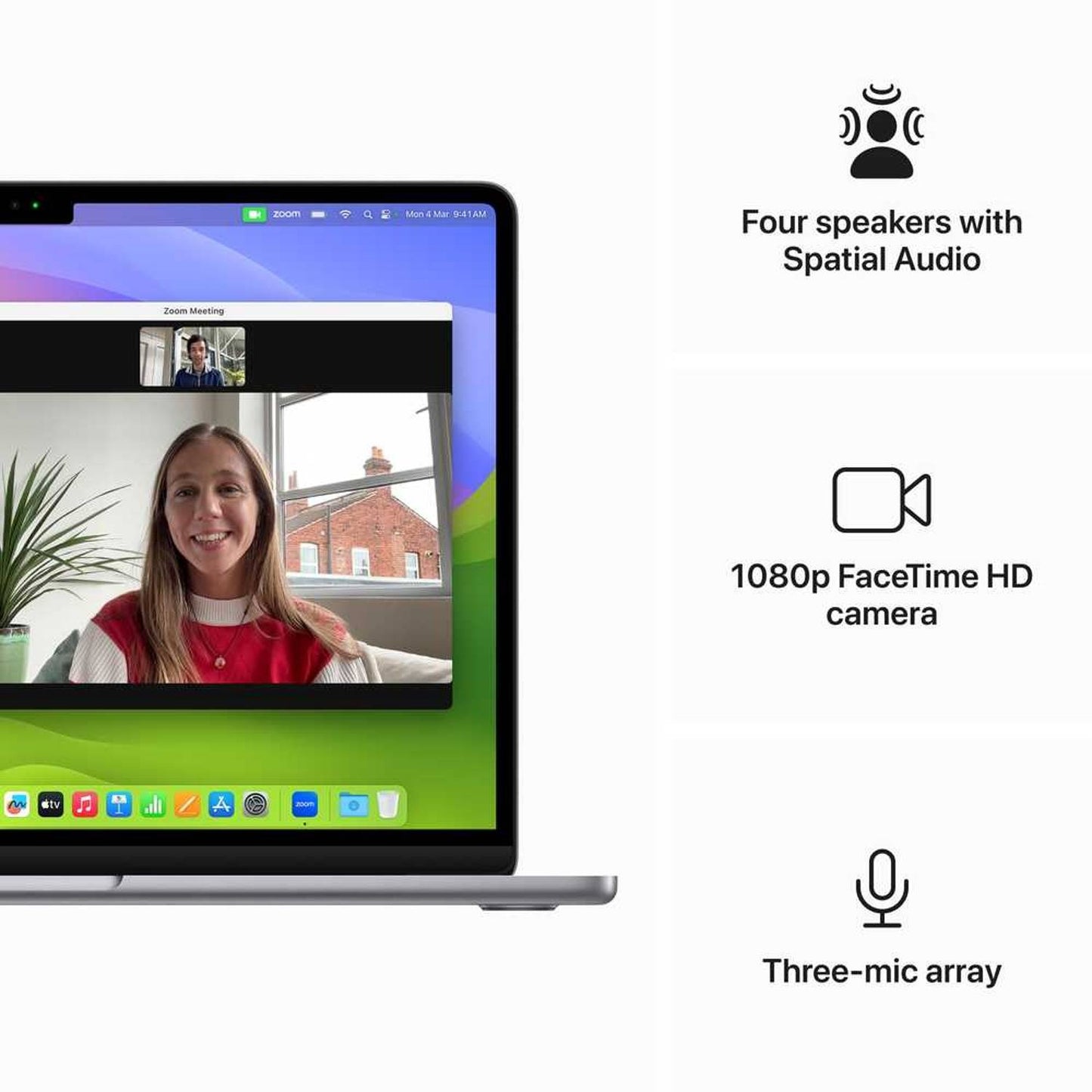 13-inch MacBook Air: Apple M3 chip with 8-core CPU and 8-core GPU, 16GB, 256GB SSD - Space Grey