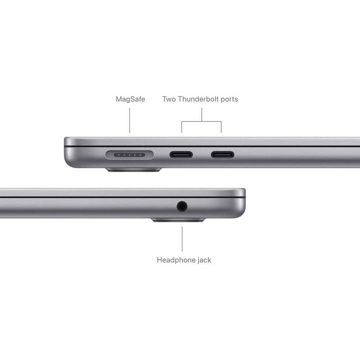 13-inch MacBook Air: Apple M3 chip with 8-core CPU and 8-core GPU, 16GB, 256GB SSD - Space Grey