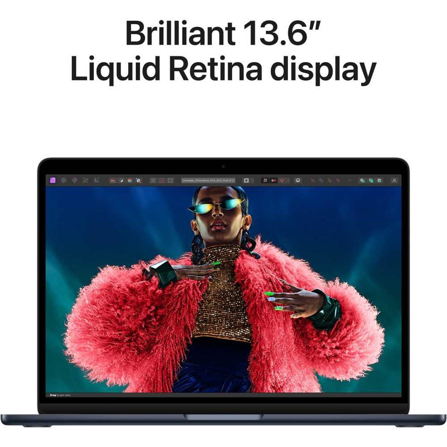 13-inch MacBook Air: Apple M3 chip with 8-core CPU and 8-core GPU, 16GB, 256GB SSD - Midnight