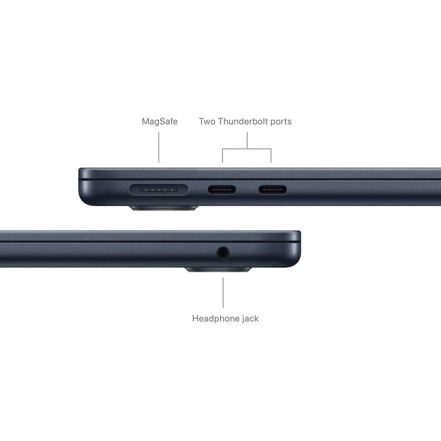 13-inch MacBook Air: Apple M3 chip with 8-core CPU and 8-core GPU, 16GB, 256GB SSD - Midnight