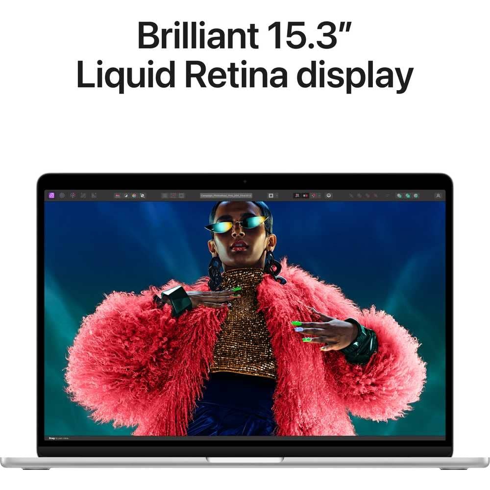 15-inch MacBook Air: Apple M3 chip with 8-core CPU and 10-core GPU, 8GB, 512GB SSD - Silver