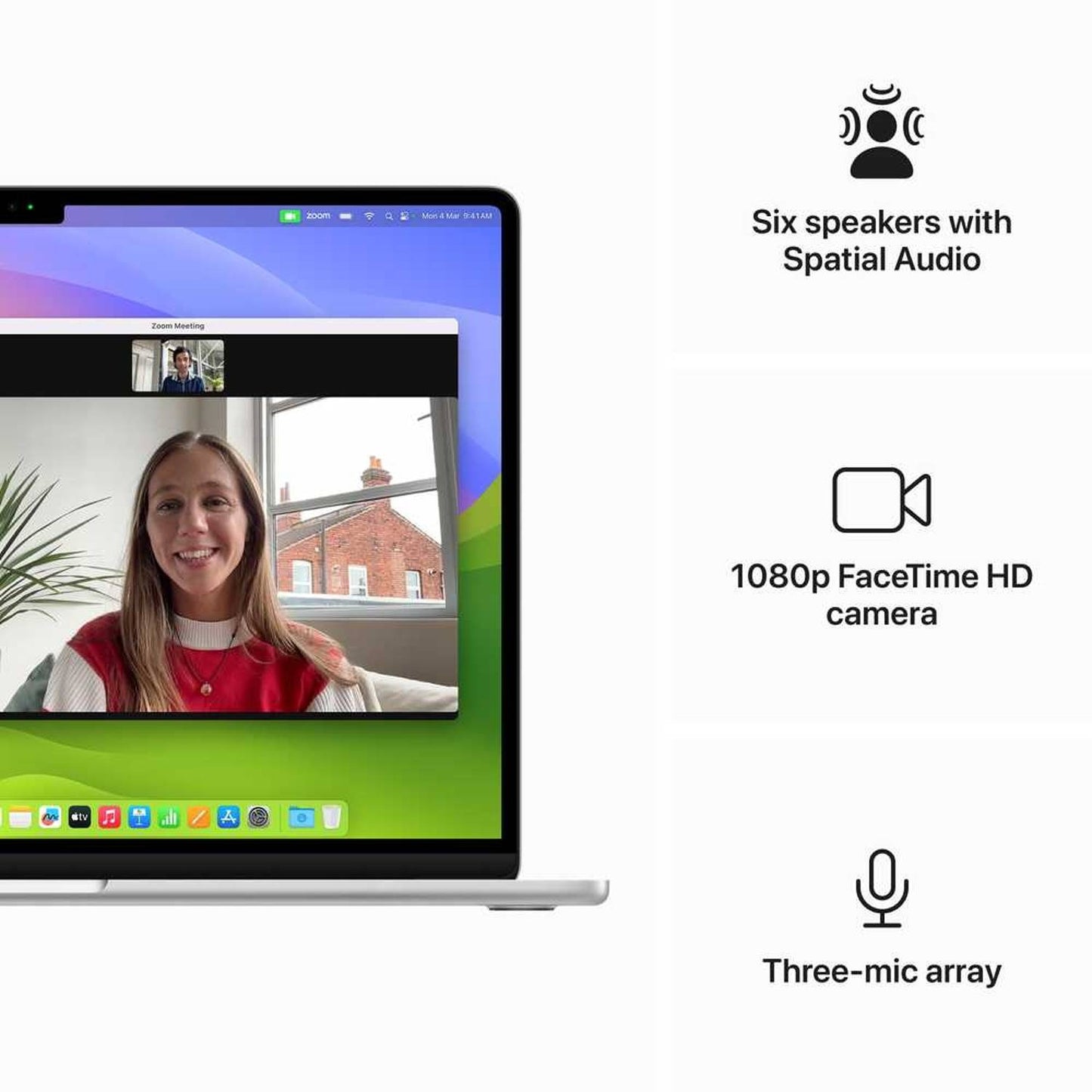 15-inch MacBook Air: Apple M3 chip with 8-core CPU and 10-core GPU, 8GB, 512GB SSD - Silver