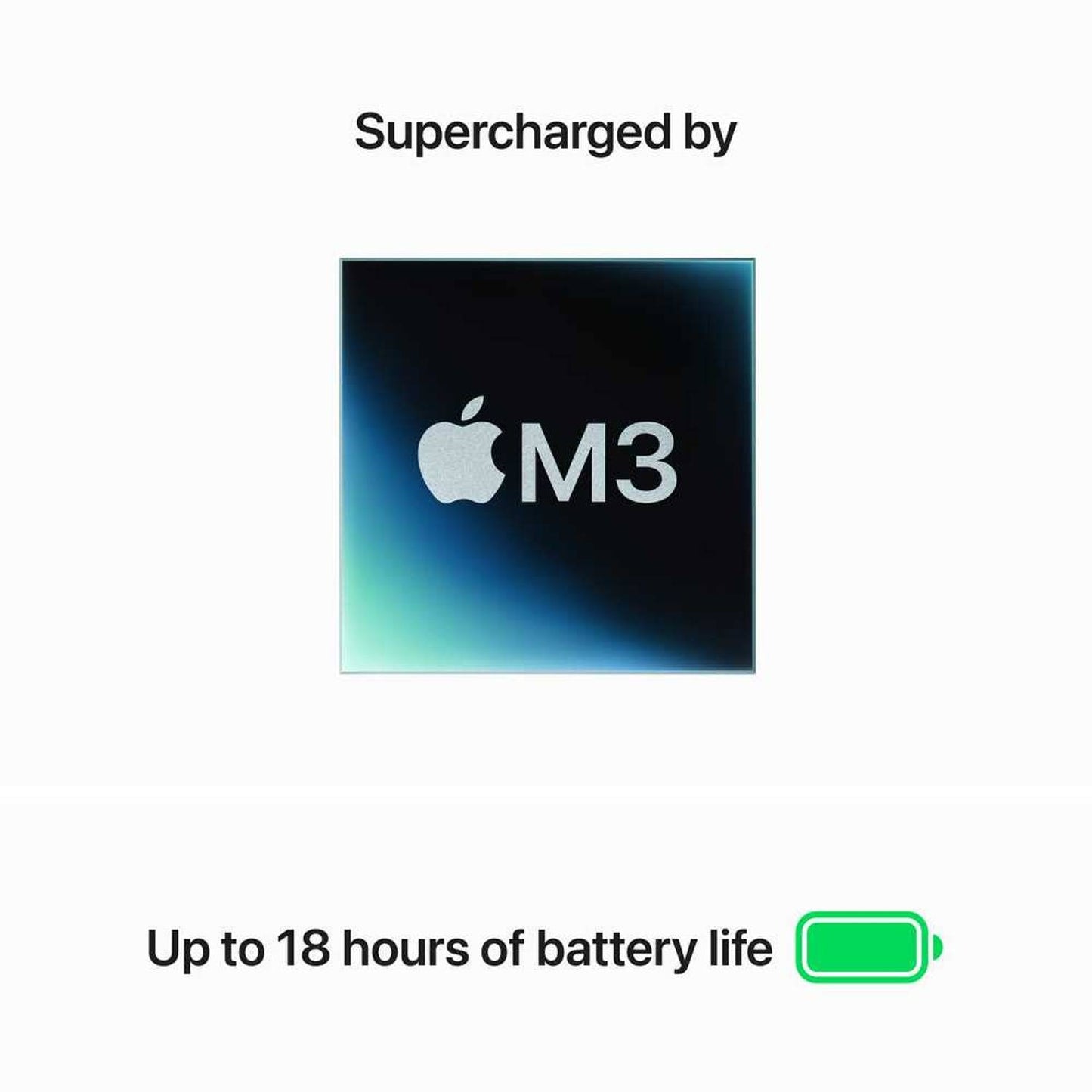 15-inch MacBook Air: Apple M3 chip with 8-core CPU and 10-core GPU, 8GB, 512GB SSD - Starlight