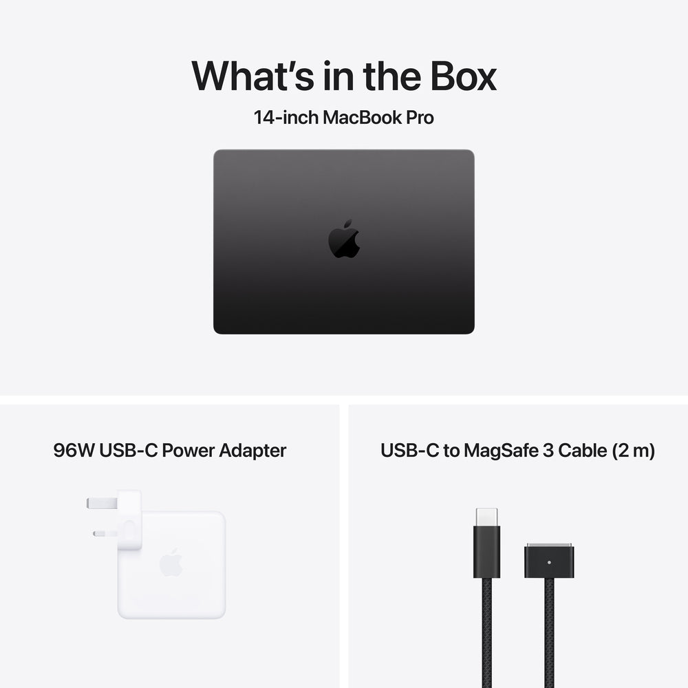 14-inch MacBook Pro: Apple M5 Pro chip with 15-core CPU and 16-core GPU, 2TB SSD - Space Black