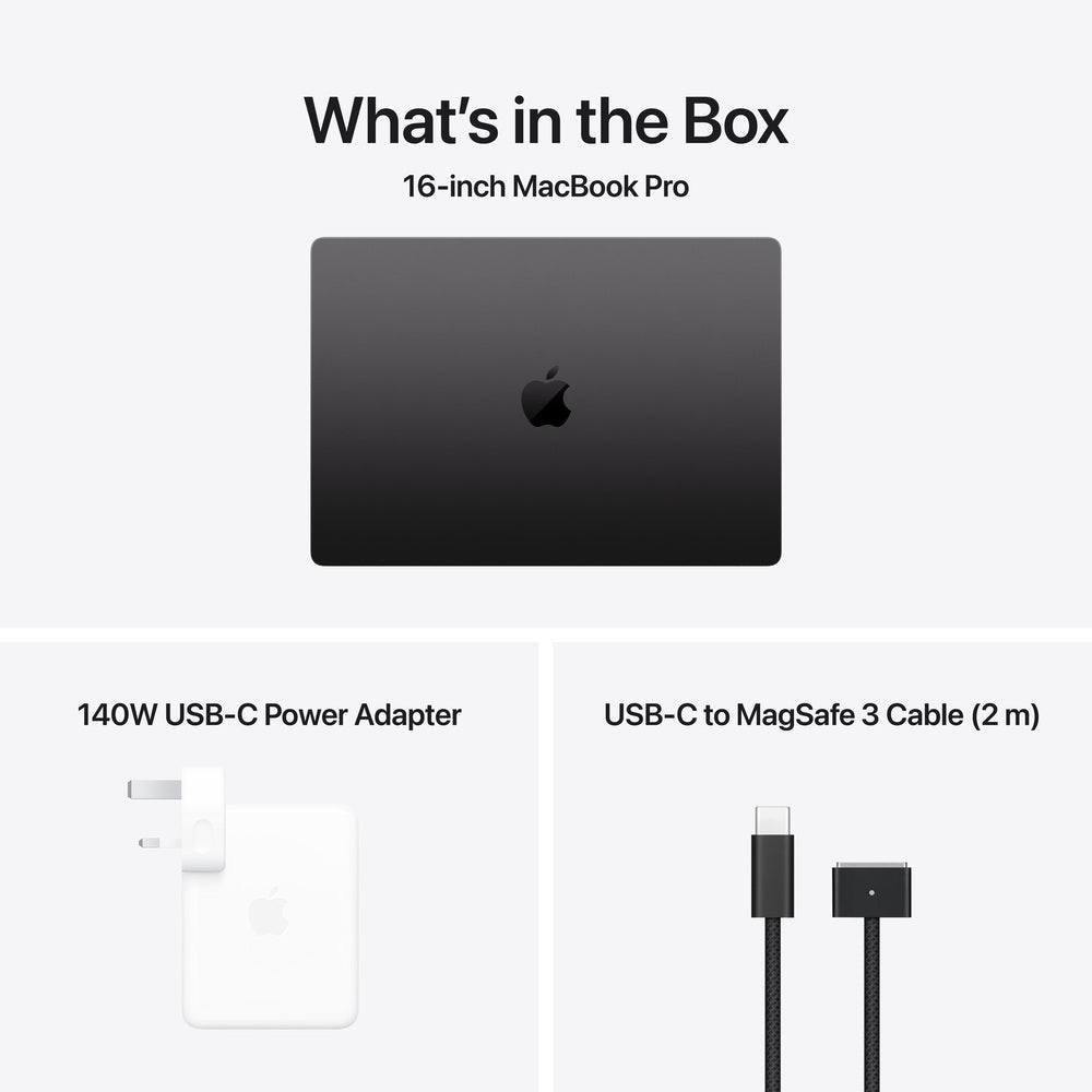 16-inch MacBook Pro: Apple M5 Max chip with 18-core CPU and 32-core GPU, 2TB SSD - Space Black
