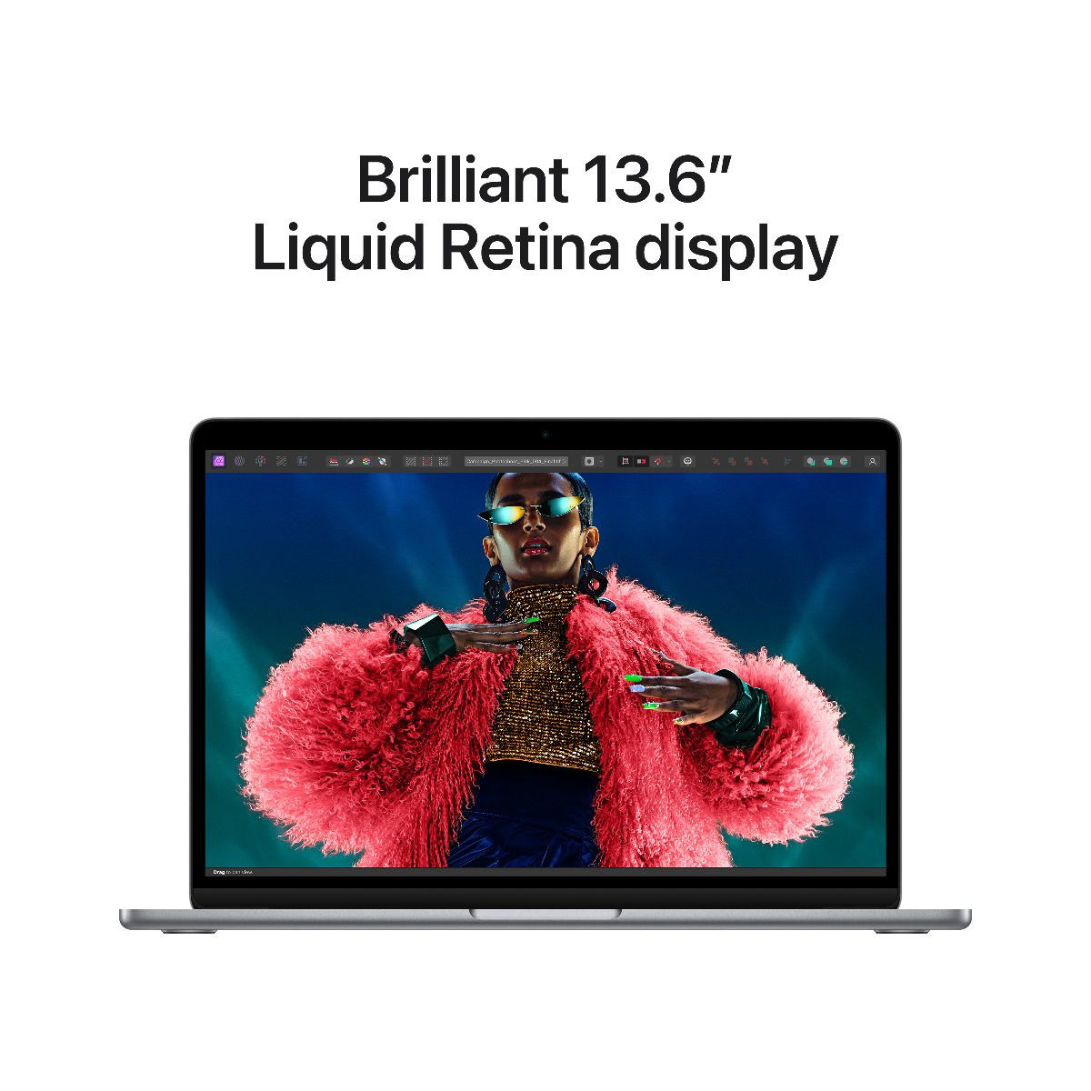 13 MacBook Air: M3 chip, 16GB RAM, 512GB SSD with 8-core CPU and 10-core GPU, Arabic/English Keyboard, Space Grey