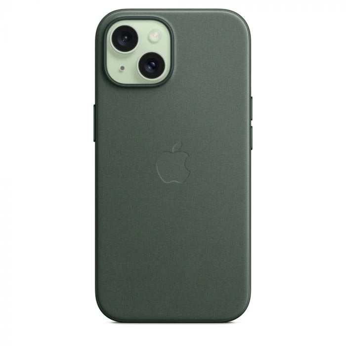 iPhone 15 Plus FineWoven Case with MagSafe - Evergreen