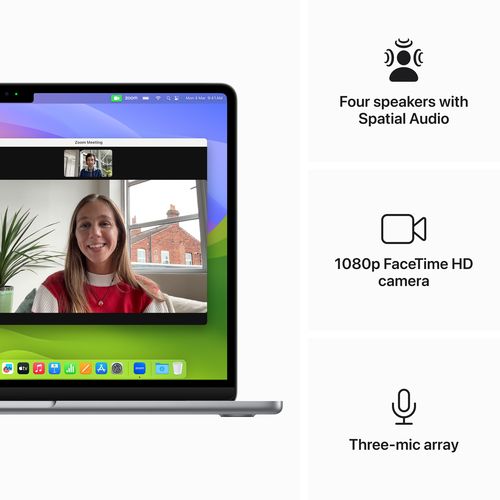 13 MacBook Air: M3 chip, 24GB RAM, 512GB SSD with 8-core CPU and 10-core GPU, Arabic/English Keyboard - Space Grey (2024 - Model)