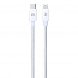 Dviced Cable USB-C to Lightning Nylon Textile 1,25m - White