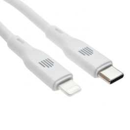 Dviced Cable USB-C to Lightning silicone 1.25m - White