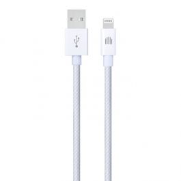 Dviced Cable USB-A to Lightning Nylon Textile 1,25m - White