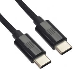 Dviced Cable USB-C to USB-C Nylon Textile 1.25m - Black
