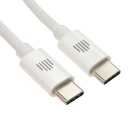 Dviced Cable USB-C to USB-C Nylon Textile 1.25m - White