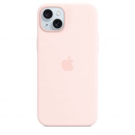MT143ZM/A|iPhone 15 Plus Silicone Case with MagSafe - Light Pink
