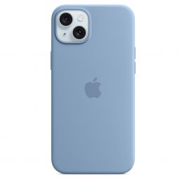 MT193ZM/A|iPhone 15 Plus Silicone Case with MagSafe - Winter Blue