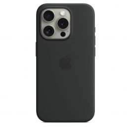 MT1A3ZM/A|iPhone 15 Pro Silicone Case with MagSafe - Black