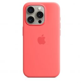 MT1G3ZM/A|iPhone 15 Pro Silicone Case with MagSafe - Guava