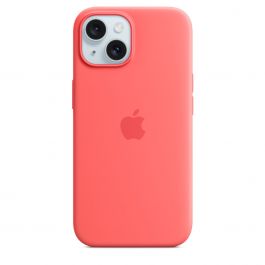MT0V3ZM/A|iPhone 15 Silicone Case with MagSafe - Guava