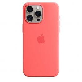 MT1V3ZM/A|iPhone 15 Pro Max Silicone Case with MagSafe - Guava