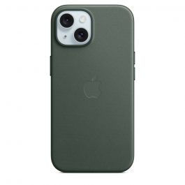 MT3J3ZM/A|iPhone 15 FineWoven Case with MagSafe - Evergreen