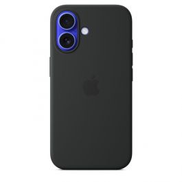 iPhone 16 Silicone Case with MagSafe - Black