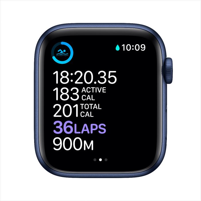 Apple watch series 6 gps 44mm blue aluminium case outlet