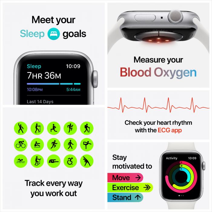 Apple watch series 6 40mm space best sale gray aluminum case with black sport band