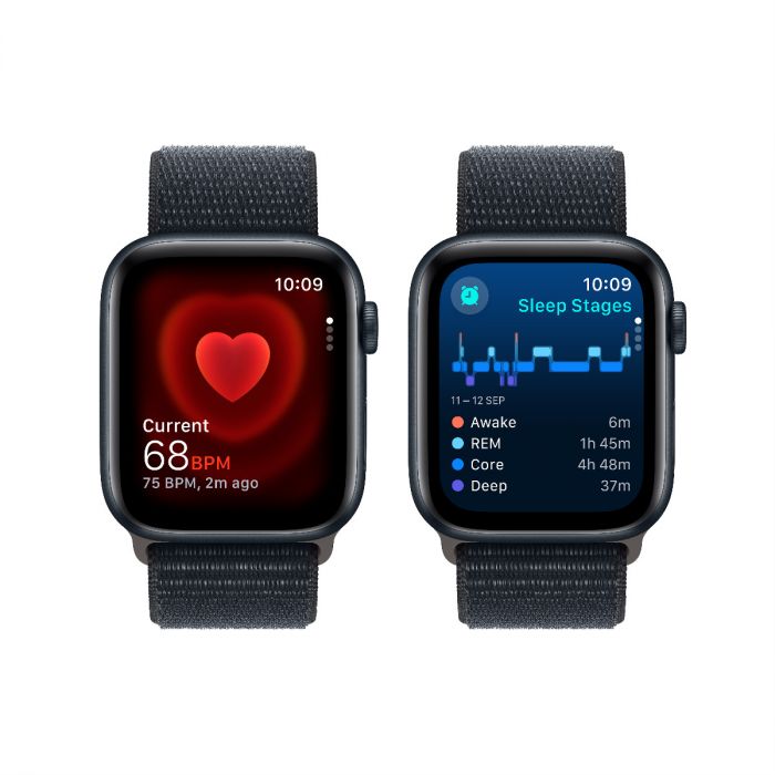 Apple Watch SE GPS 40mm Midnight Aluminium Case with Midnight Sport Loop iSTYLE