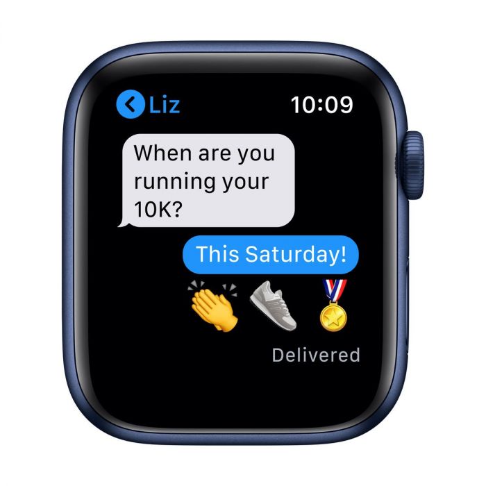 Apple watch series 6 aluminum 2025 blue