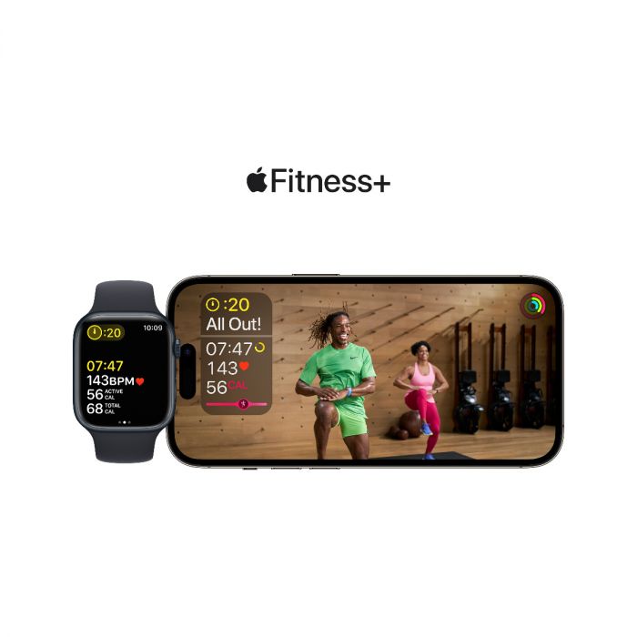 Working out with stainless steel apple watch top