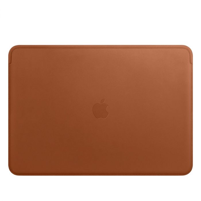 Leather Sleeve for 15 inch MacBook Pro Saddle Brown iSTYLE
