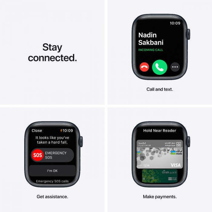 Buy Apple Watch Series 7 GPS 45mm Midnight Aluminium Case with Midnight Sport Band Regular Online at Best Price in Beirut City Centre Holcom Building ABC Achrafieh Beirut Lebanon iSTYLE